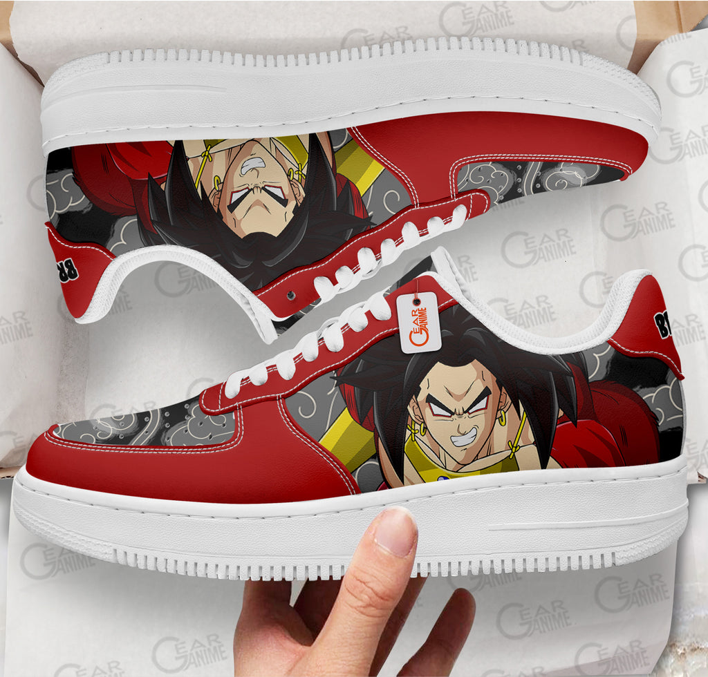 Baskets Anime Broly Legendary Super Saiyan en Cuir Chaussures Basses Unisexes Anime Manga
