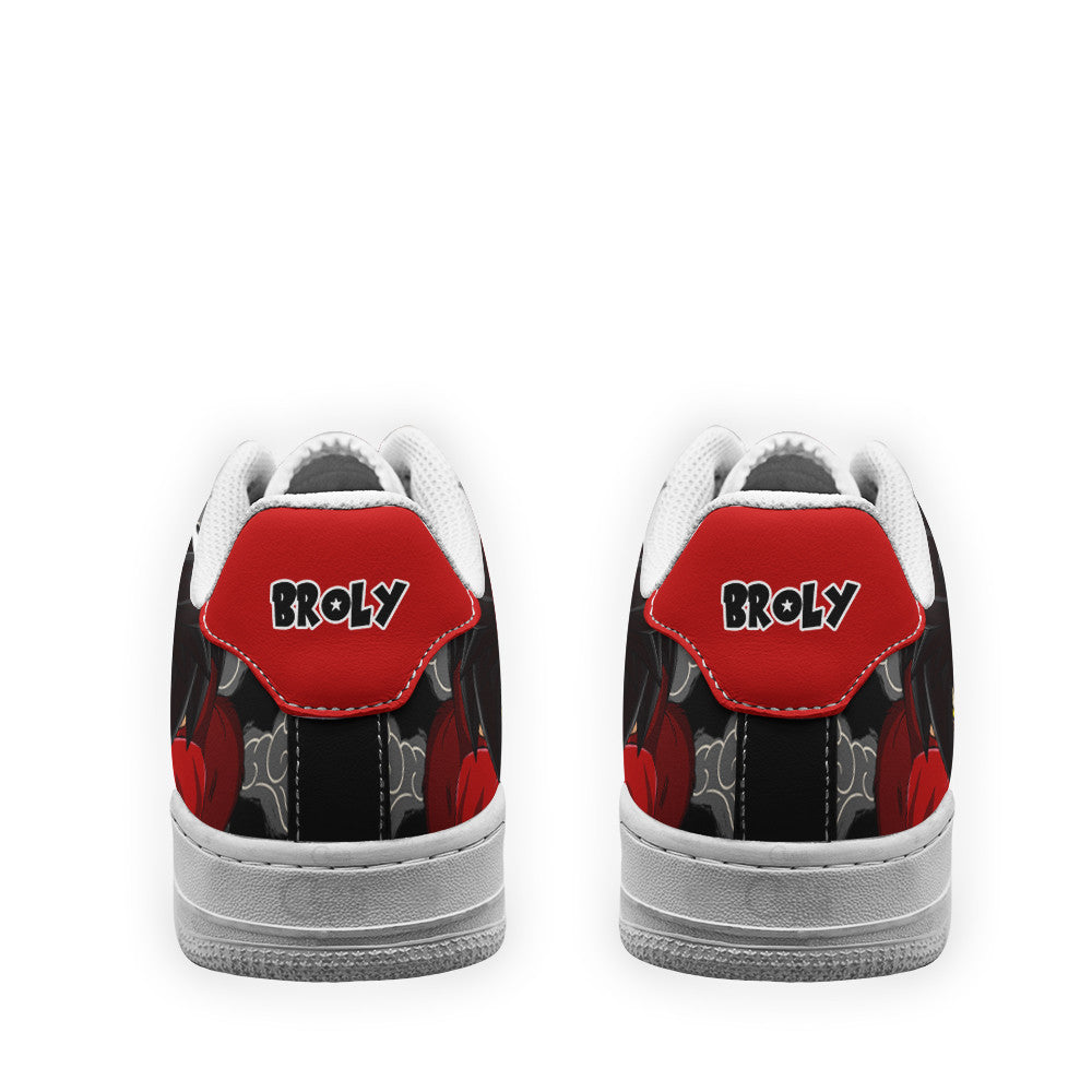 Baskets Anime Broly Legendary Super Saiyan en Cuir Chaussures Basses Unisexes Anime Manga