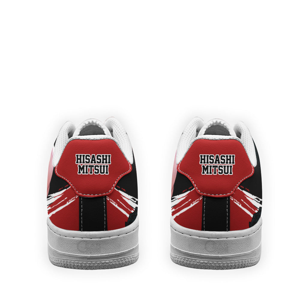 Baskets Anime Hisashi Mitsui en Cuir Chaussures Basses Unisexes Anime Manga