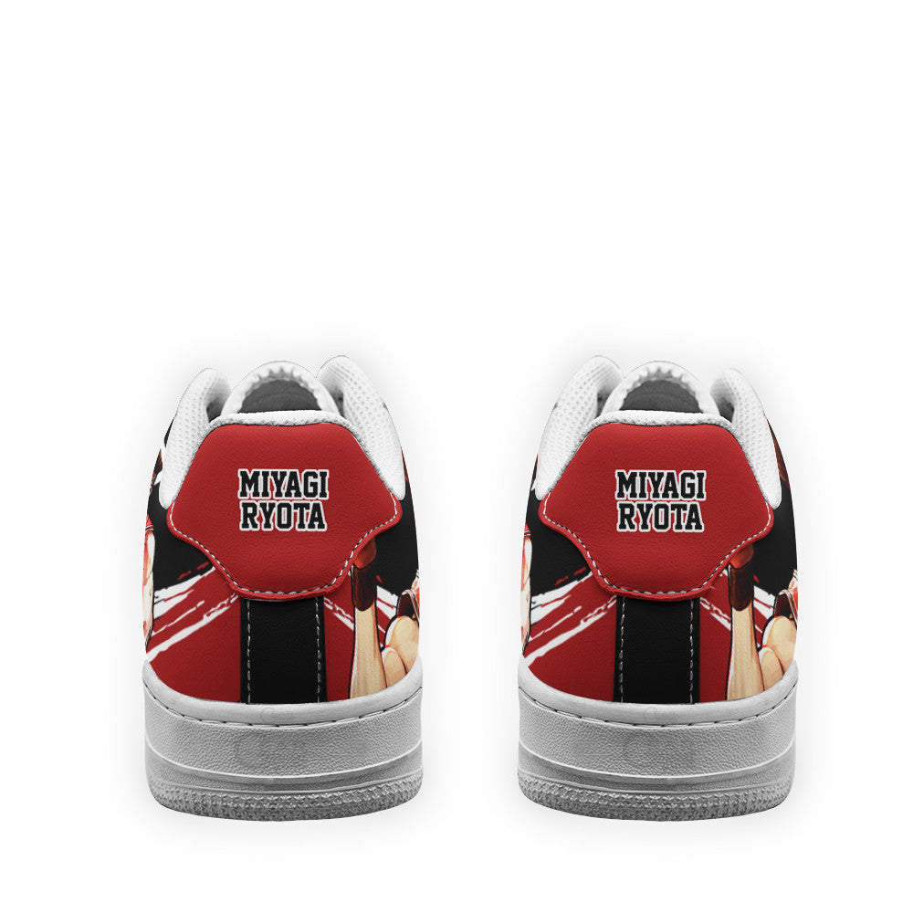 Baskets Anime Miyagi Ryota en Cuir Chaussures Basses Unisexes Anime Manga