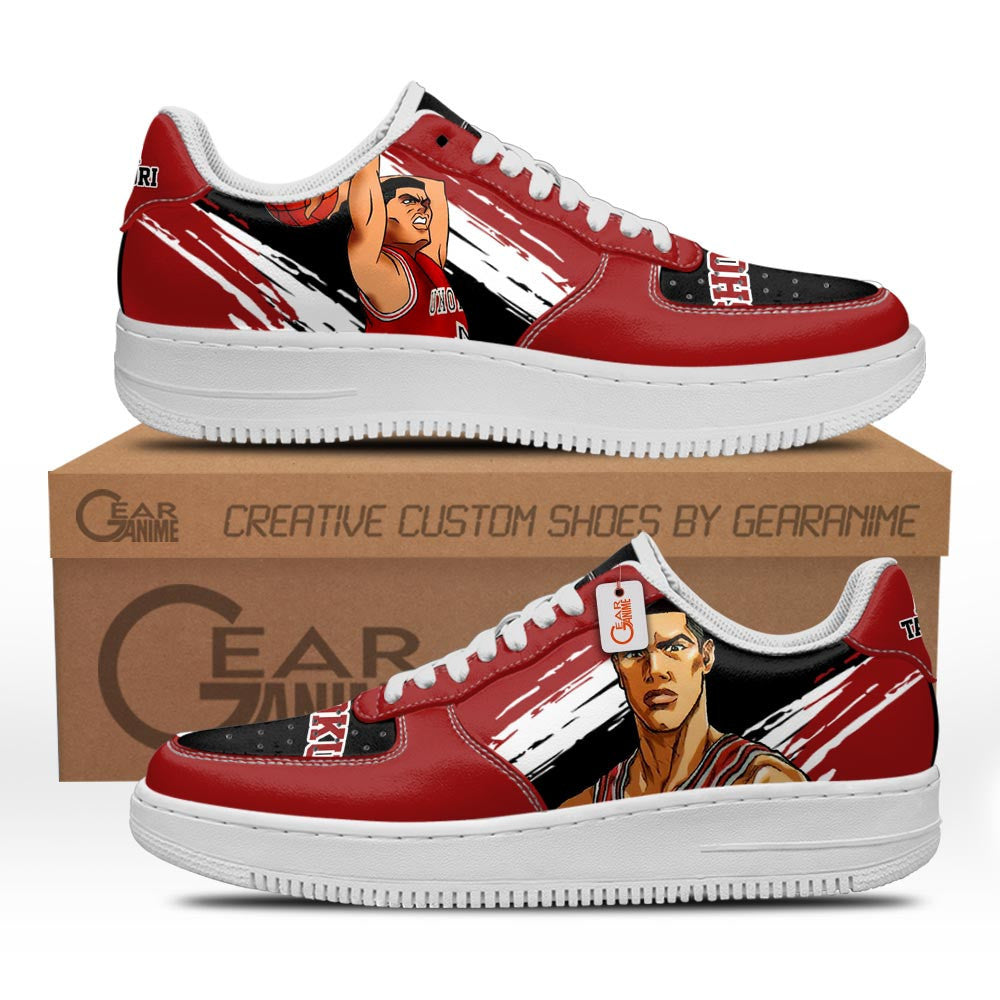 Baskets Anime Akagi Takenori en Cuir Chaussures Basses Unisexes Anime Manga