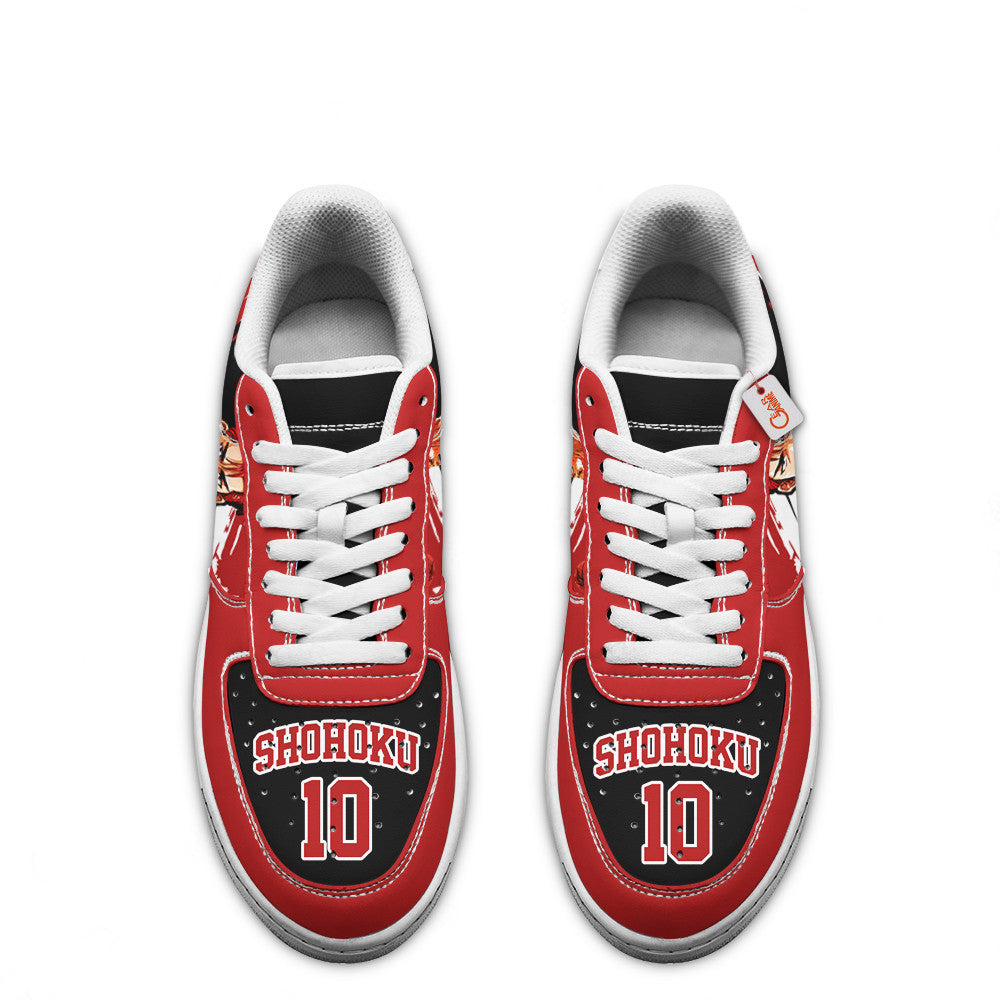 Baskets Anime Sakuragi Hanamichi en Cuir Chaussures Basses Unisexes One Piece