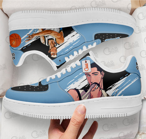 Baskets Anime Akira Sendoh en Cuir Chaussures Basses Unisexes Anime Manga