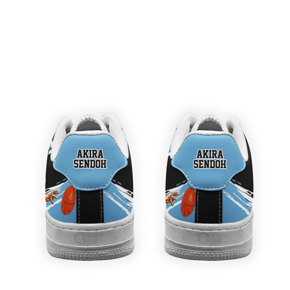 Baskets Anime Akira Sendoh en Cuir Chaussures Basses Unisexes Anime Manga