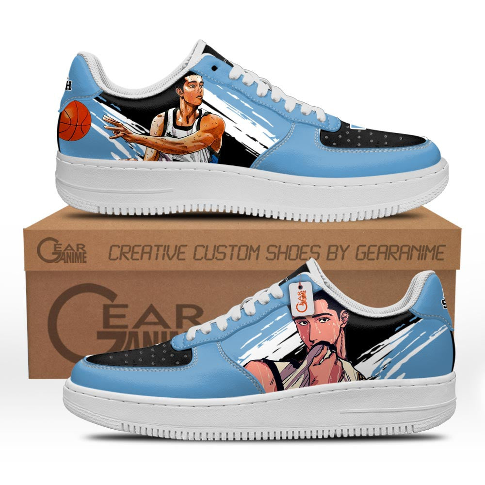 Baskets Anime Akira Sendoh en Cuir Chaussures Basses Unisexes Anime Manga