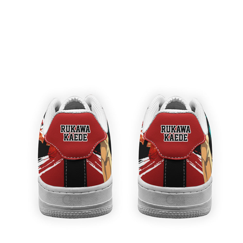 Baskets Anime Rukawa Kaede en Cuir Chaussures Basses Unisexes Anime Manga