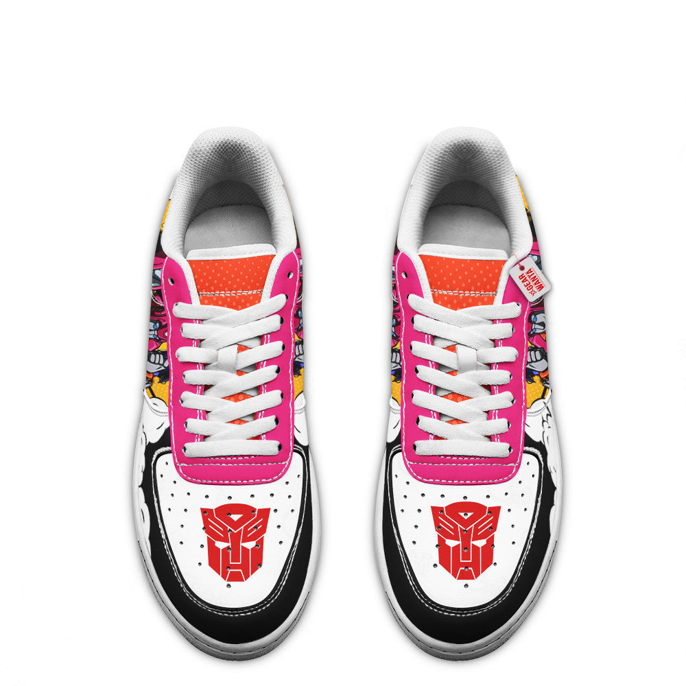 Baskets Anime Hotrod Force Low-Top Leather Sneakers  Custom en Cuir Chaussures Basses Unisexes Anime Manga