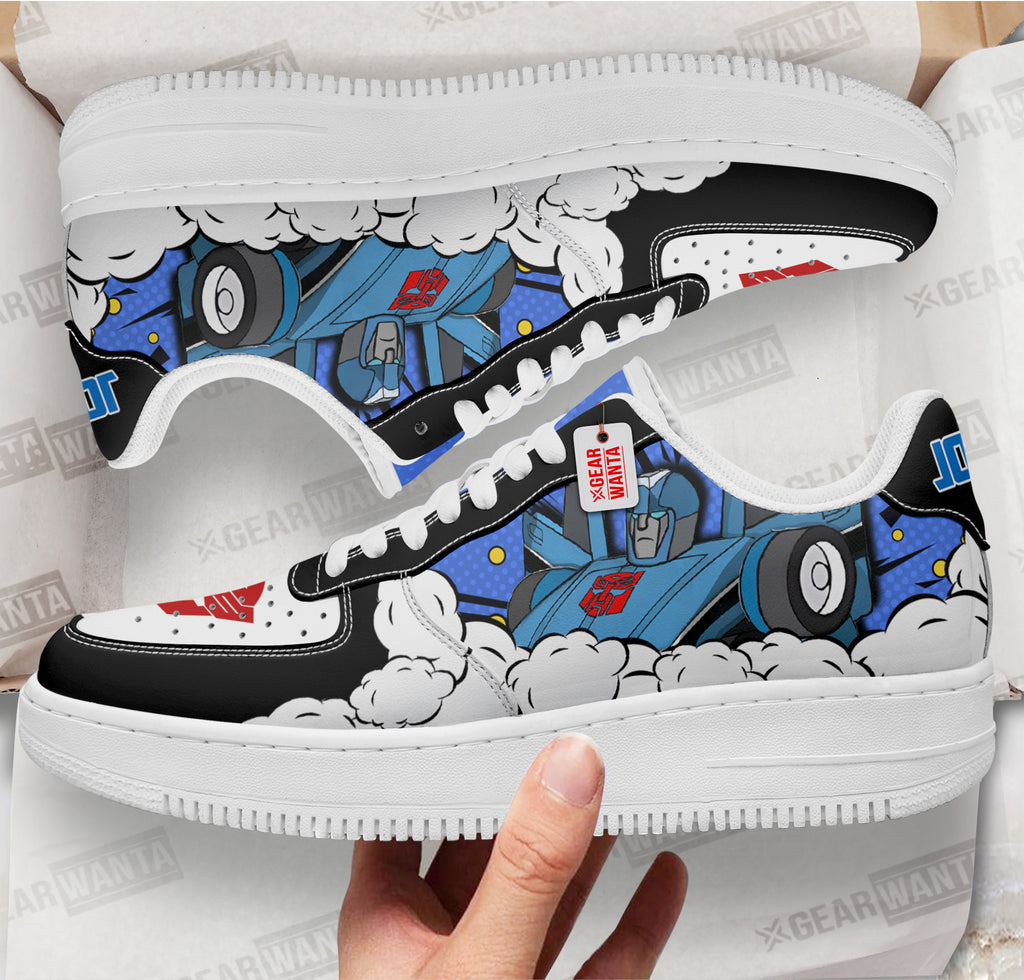 Baskets Anime Jolt Force Low-Top Leather Sneakers  Custom en Cuir Chaussures Basses Unisexes Anime Manga