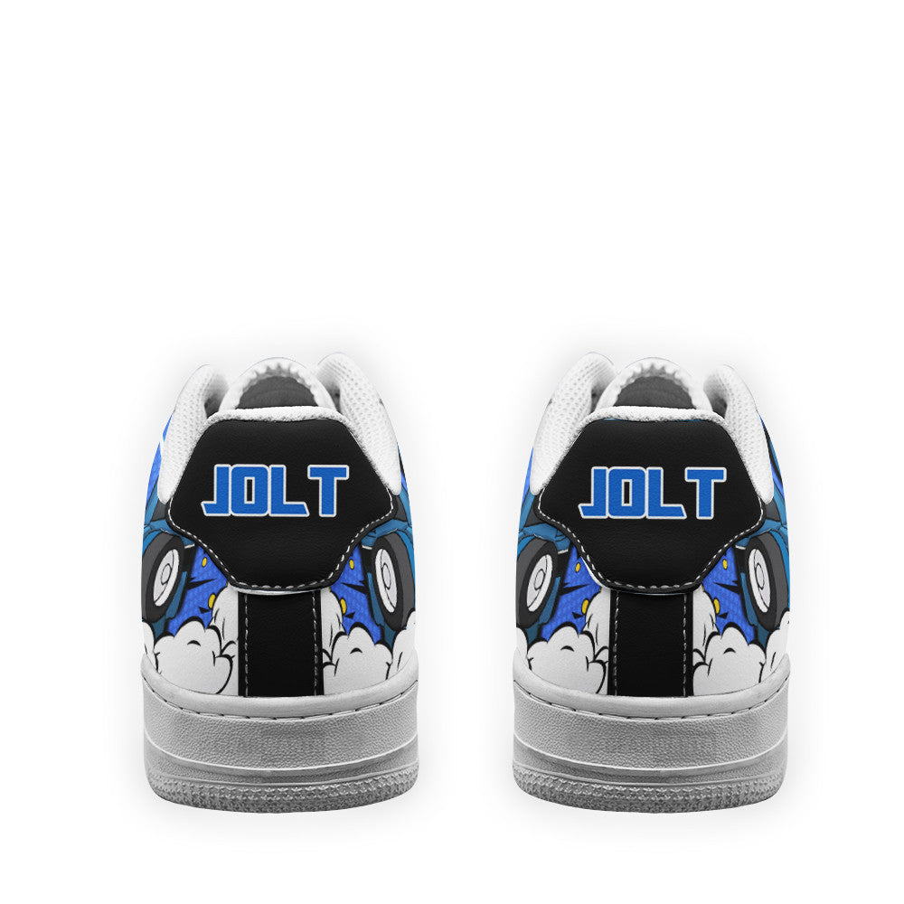 Baskets Anime Jolt Force Low-Top Leather Sneakers  Custom en Cuir Chaussures Basses Unisexes Anime Manga