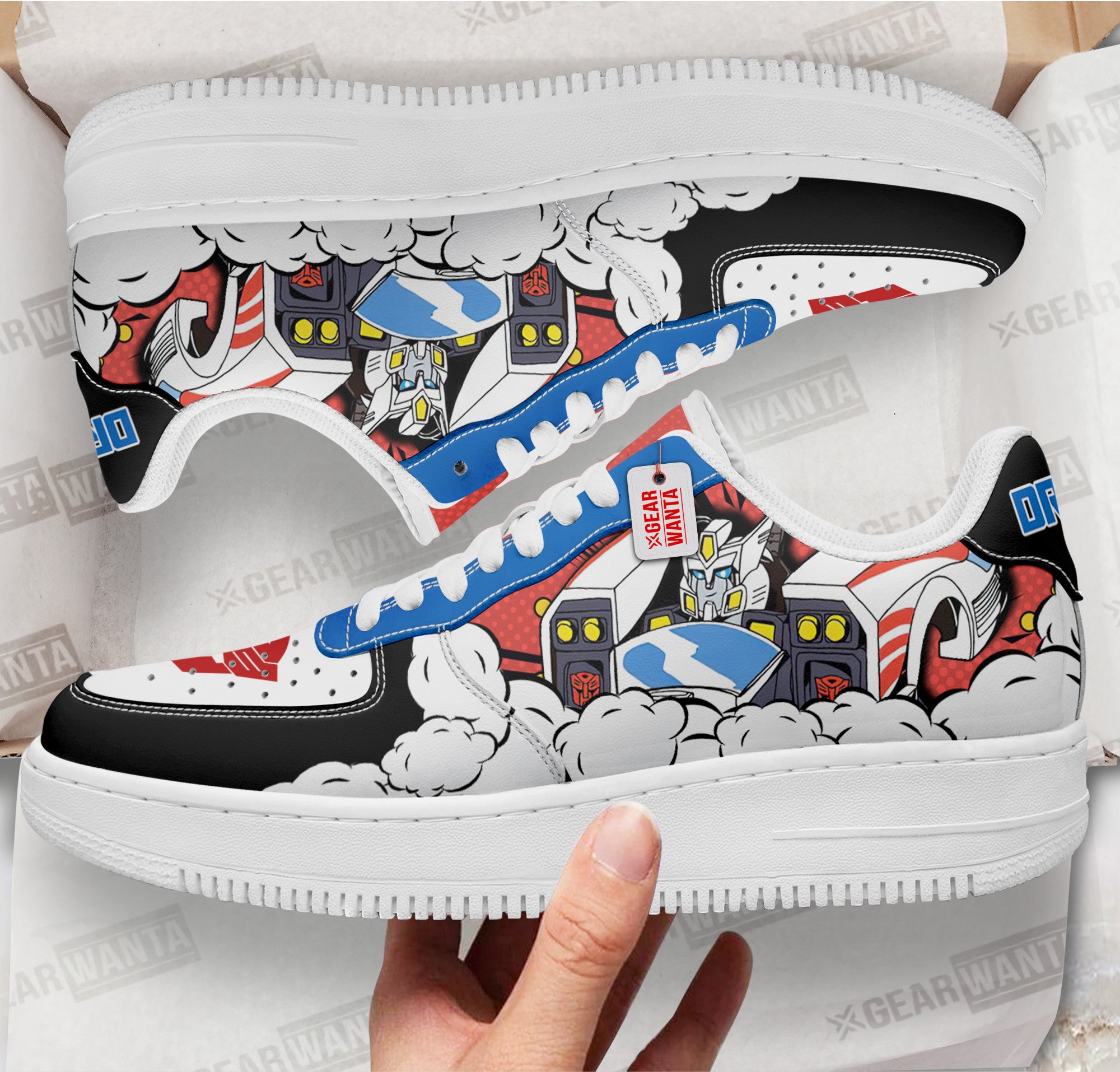 Baskets Anime Drift Force Low-Top Leather Sneakers  Custom en Cuir Chaussures Basses Unisexes Anime Manga