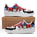 Baskets Anime Optimus Prime Force Low-Top Leather Sneakers  Custom en Cuir Chaussures Basses Unisexes Anime Manga