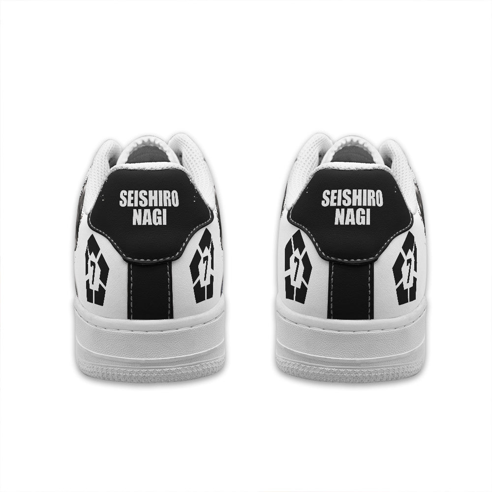 Baskets Anime Seishiro Nagi Personalized en Cuir Chaussures Basses Unisexes Anime Manga