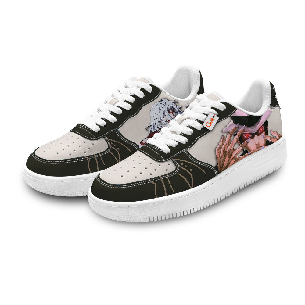 Baskets Anime Muzan Kibutsuji Personalized en Cuir Chaussures Basses Unisexes Anime Manga