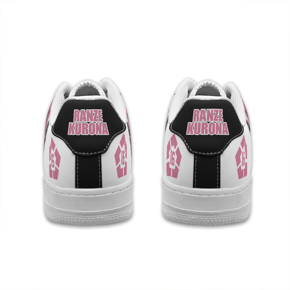 Baskets Anime Ranze Kurona Personalized en Cuir Chaussures Basses Unisexes Anime Manga