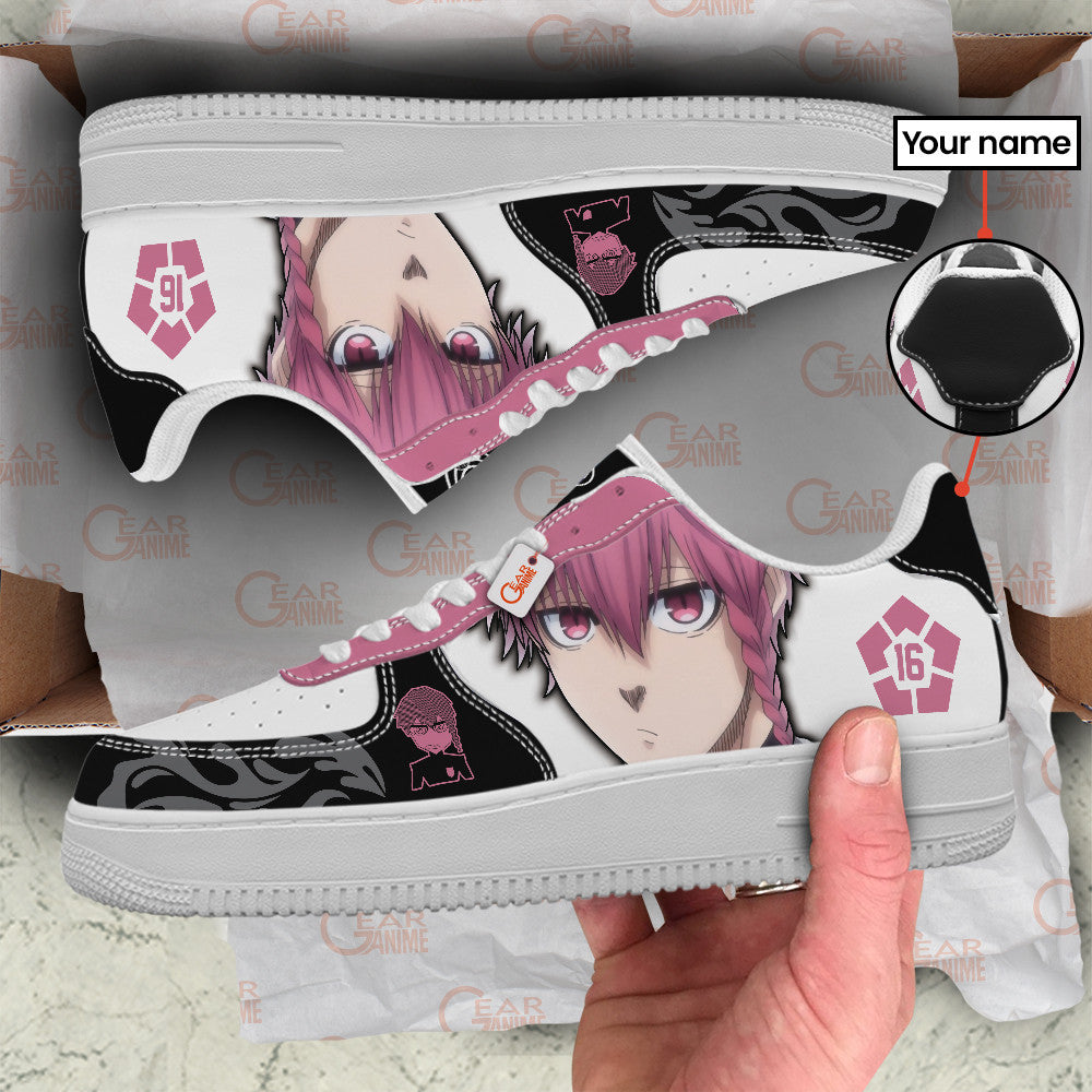 Baskets Anime Ranze Kurona Personalized en Cuir Chaussures Basses Unisexes Anime Manga