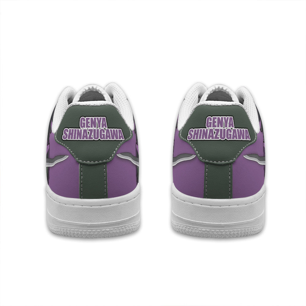 Baskets Anime Genya Shinazugawa Personalized en Cuir Chaussures Basses Unisexes Anime Manga
