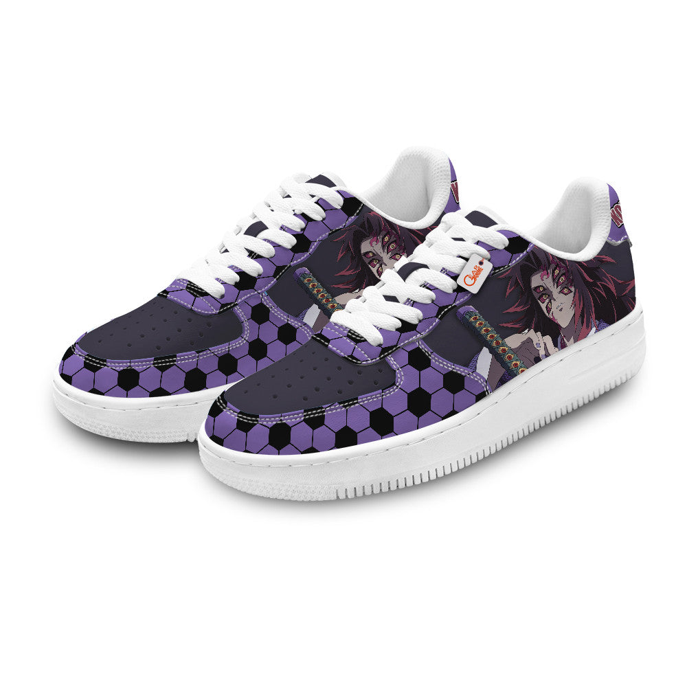 Baskets Anime Kokushibo Personalized en Cuir Chaussures Basses Unisexes Anime Manga