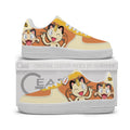 Baskets Anime Meowth Personalized en Cuir Chaussures Basses Unisexes Anime Manga