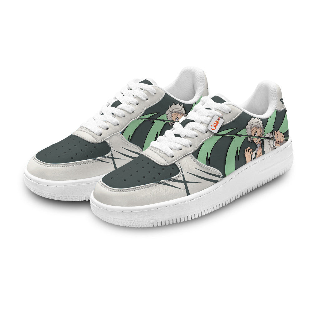 Baskets Anime Sanemi Shinazugawa Personalized en Cuir Chaussures Basses Unisexes Anime Manga