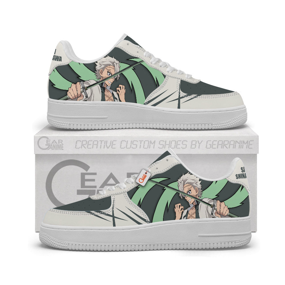 Baskets Anime Sanemi Shinazugawa Personalized en Cuir Chaussures Basses Unisexes Anime Manga