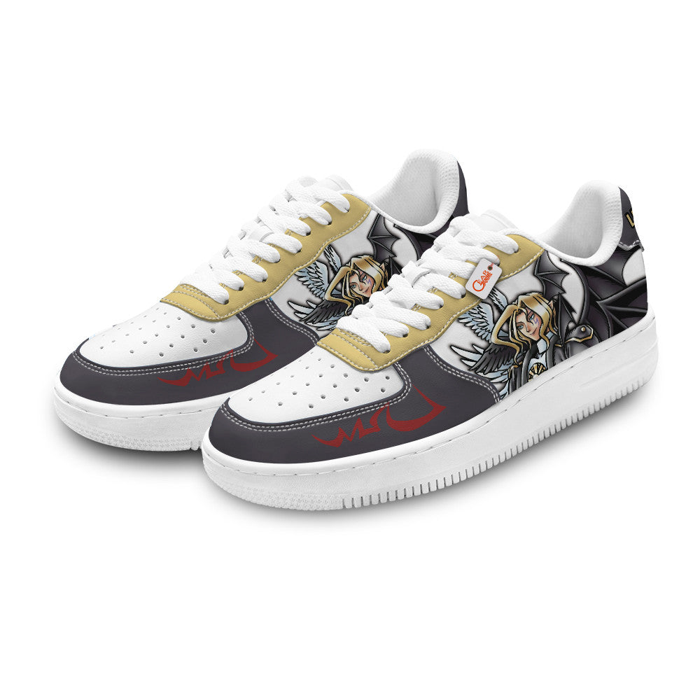 Baskets Anime Lucemon Personalized en Cuir Chaussures Basses Unisexes Anime Manga