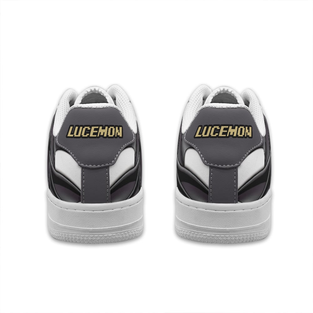 Baskets Anime Lucemon Personalized en Cuir Chaussures Basses Unisexes Anime Manga