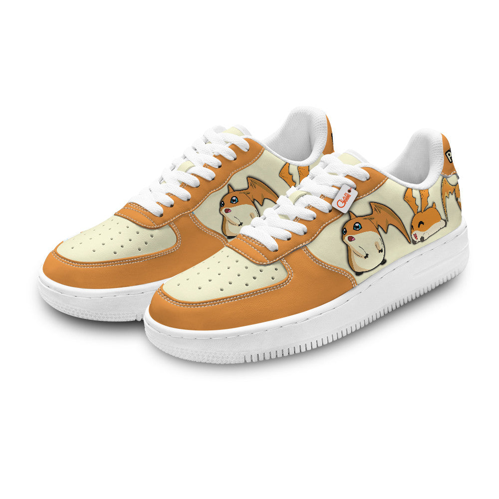 Baskets Anime Patamon Personalized en Cuir Chaussures Basses Unisexes Anime Manga