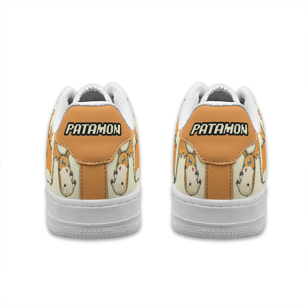 Baskets Anime Patamon Personalized en Cuir Chaussures Basses Unisexes Anime Manga