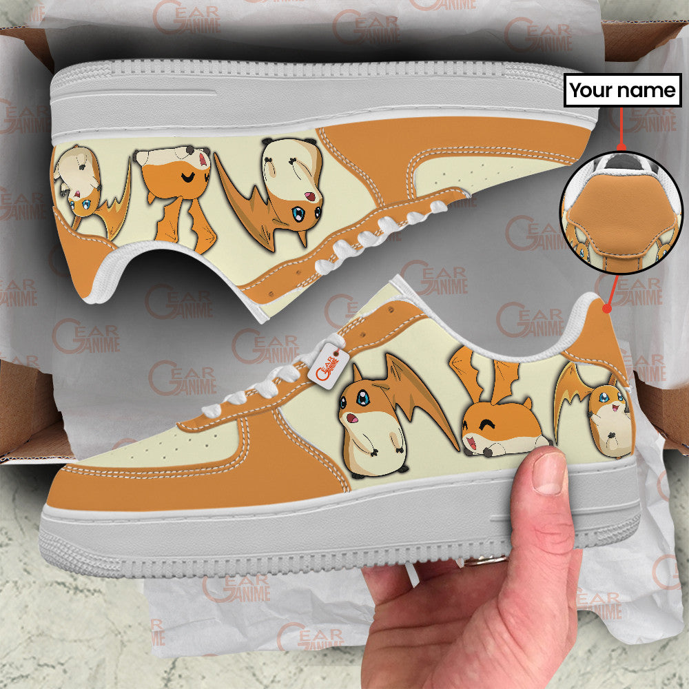 Baskets Anime Patamon Personalized en Cuir Chaussures Basses Unisexes Anime Manga