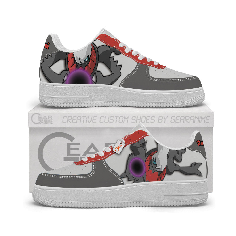 Baskets Anime Darkrai Personalized en Cuir Chaussures Basses Unisexes Anime Manga