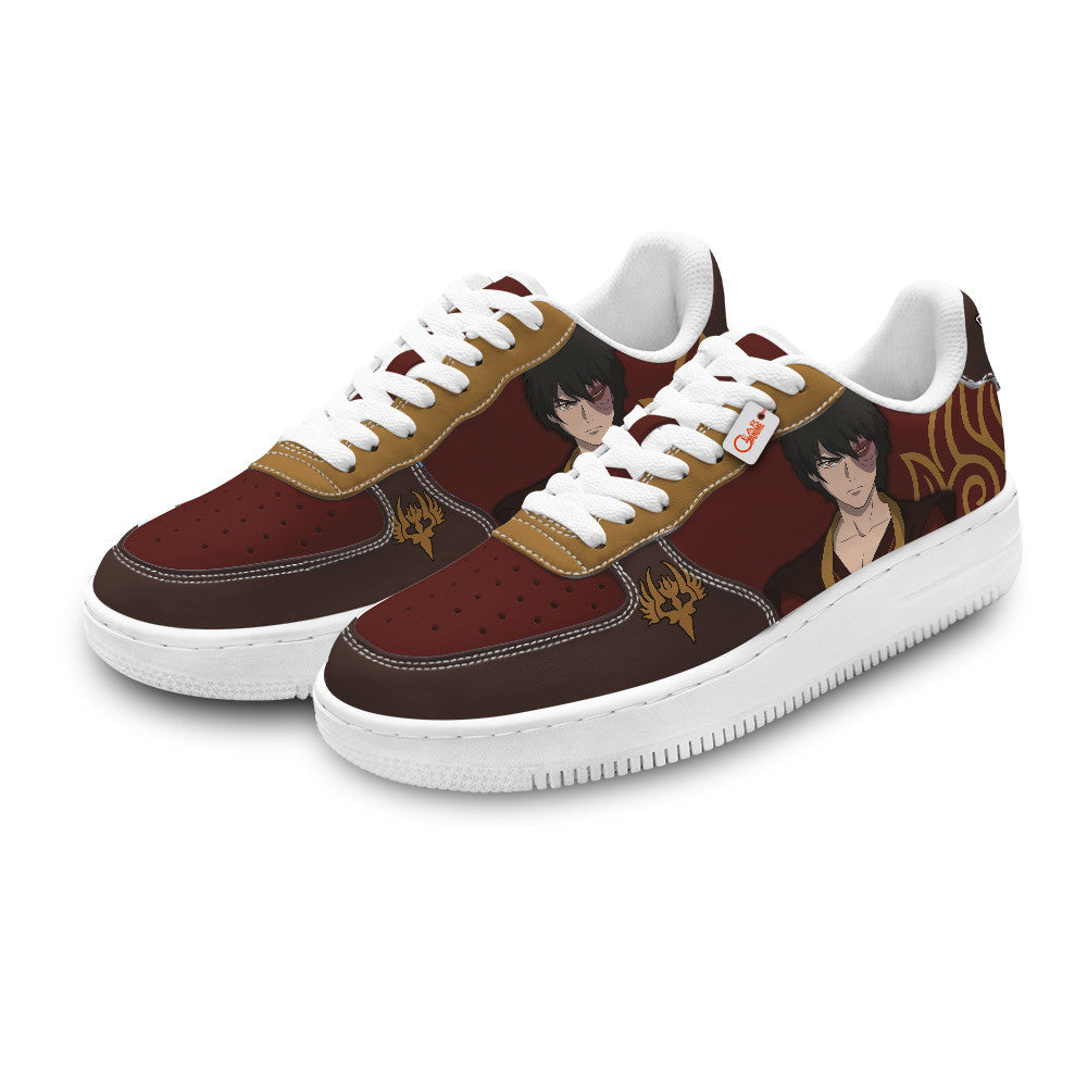 Baskets Anime Zuko Personalized en Cuir Chaussures Basses Unisexes Anime Manga
