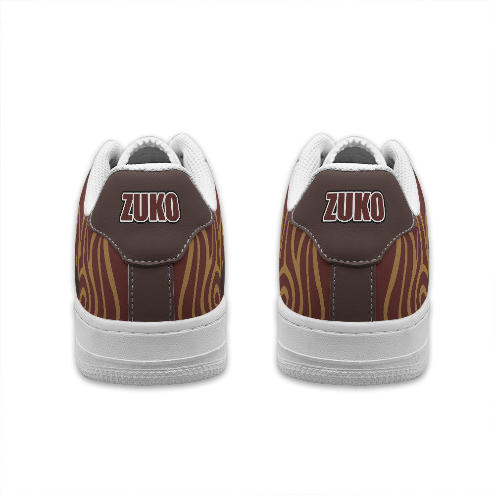 Baskets Anime Zuko Personalized en Cuir Chaussures Basses Unisexes Anime Manga