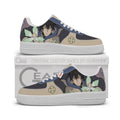Baskets Anime Yuno Personalized en Cuir Chaussures Basses Unisexes Anime Manga