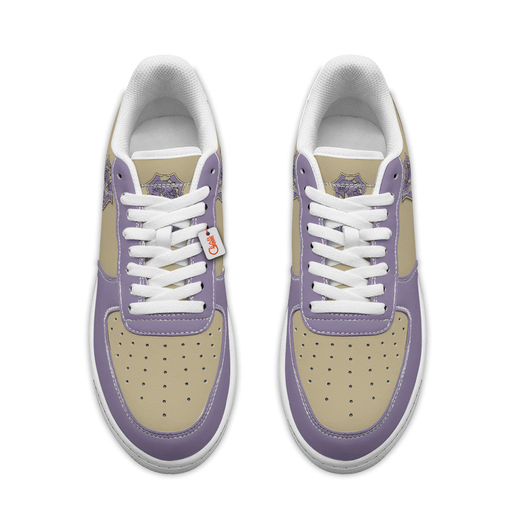 Baskets Anime Purple Orca Personalized en Cuir Chaussures Basses Unisexes Anime Manga