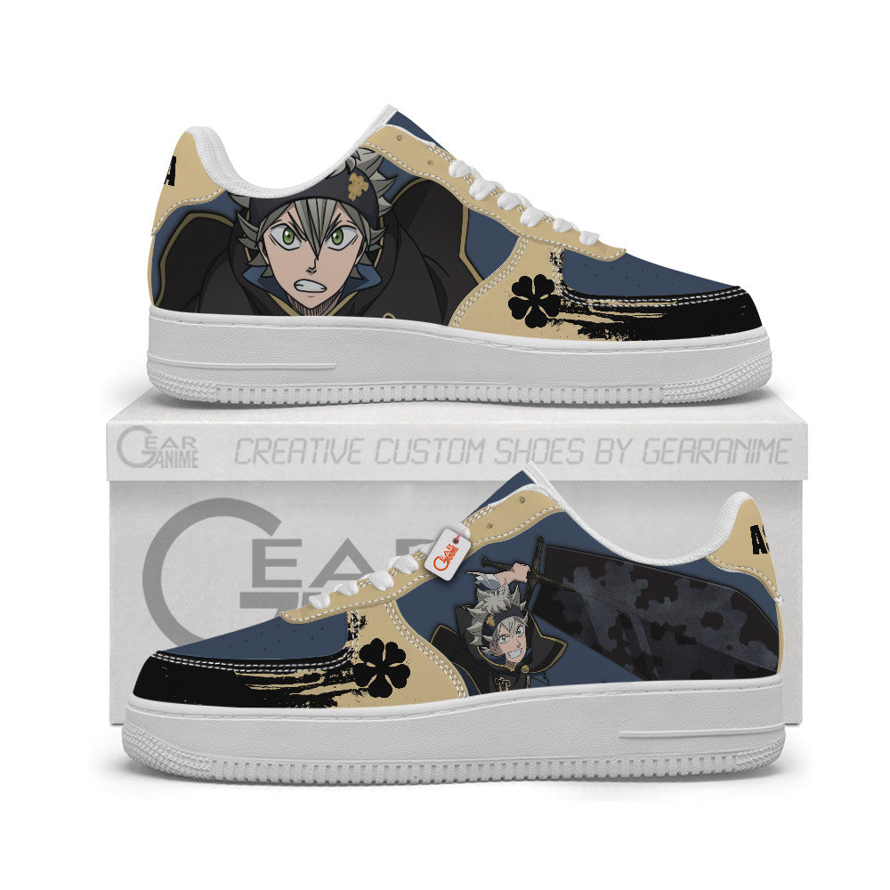 Baskets Anime Asta Personalized en Cuir Chaussures Basses Unisexes Anime Manga