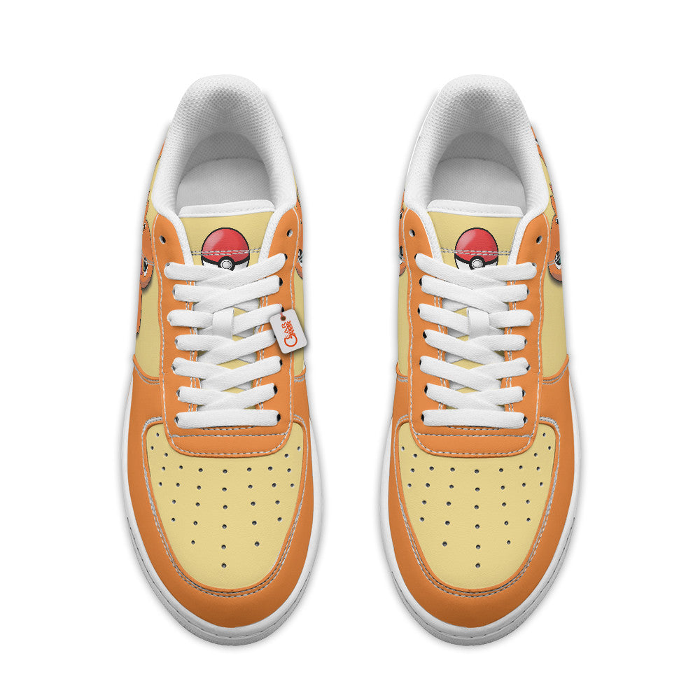 Baskets Anime Charmander Personalized en Cuir Chaussures Basses Unisexes Anime Manga