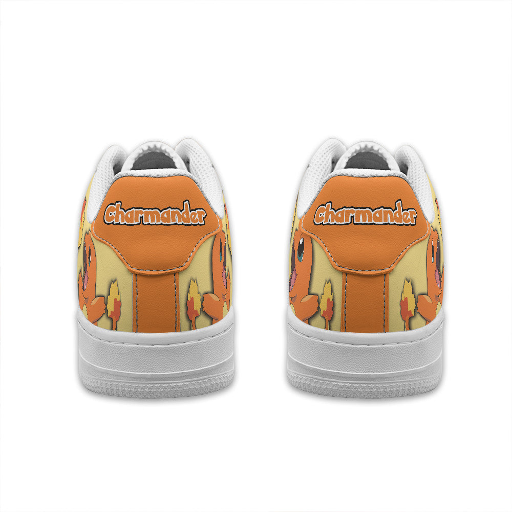 Baskets Anime Charmander Personalized en Cuir Chaussures Basses Unisexes Anime Manga