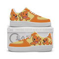 Baskets Anime Charmander Personalized en Cuir Chaussures Basses Unisexes Anime Manga