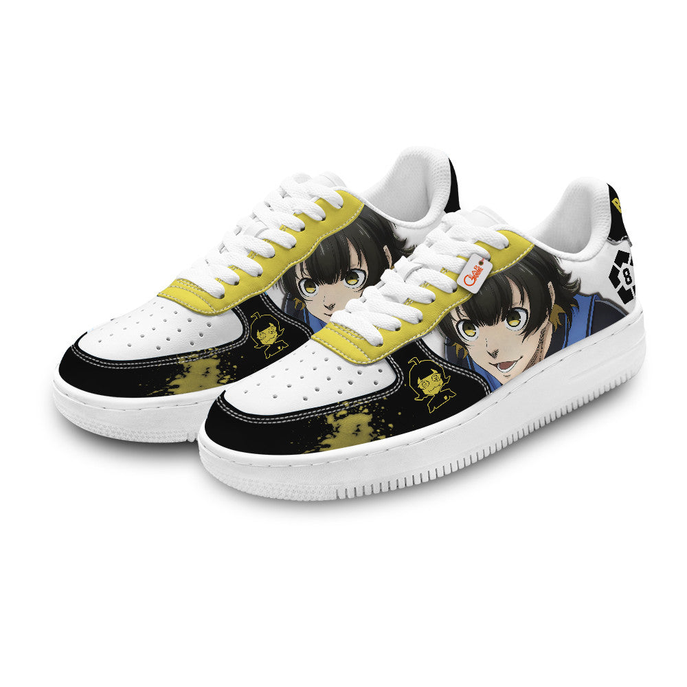 Baskets Anime Bachira Meguru Personalized en Cuir Chaussures Basses Unisexes Anime Manga