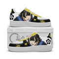 Baskets Anime Bachira Meguru Personalized en Cuir Chaussures Basses Unisexes Anime Manga