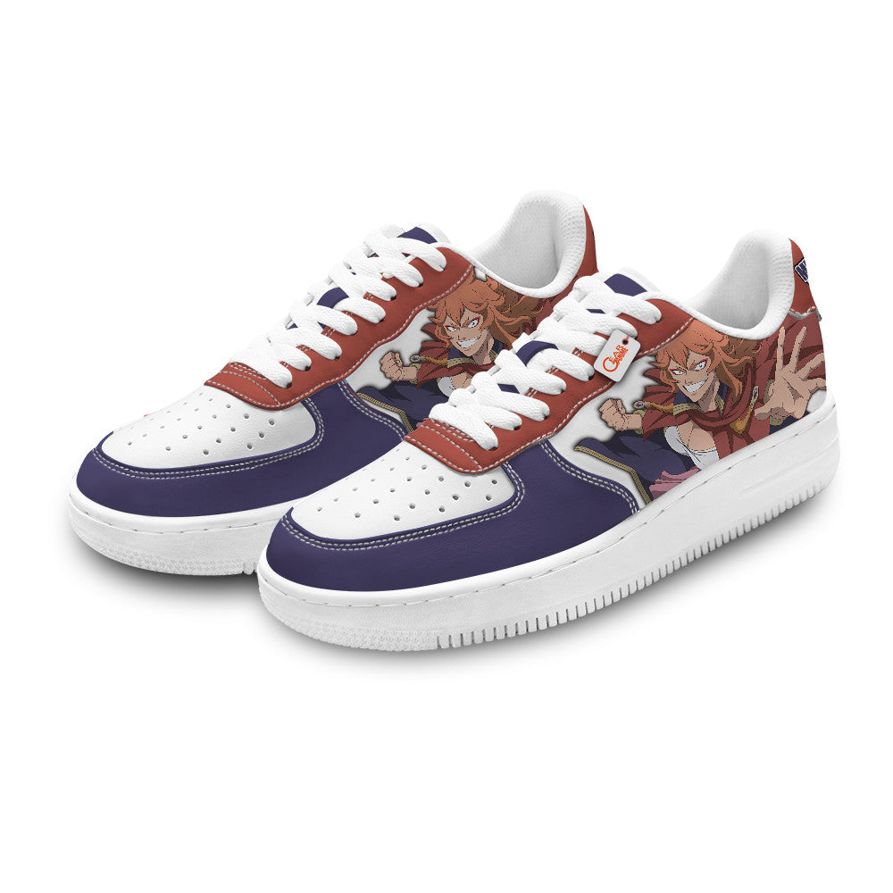 Baskets Anime Mereoleona Vermillion Personalized en Cuir Chaussures Basses Unisexes Anime Manga