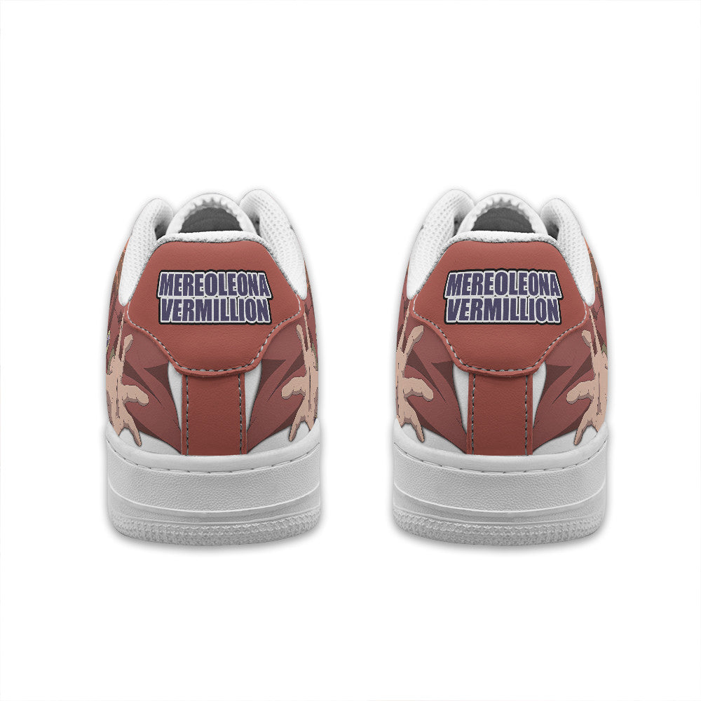 Baskets Anime Mereoleona Vermillion Personalized en Cuir Chaussures Basses Unisexes Anime Manga