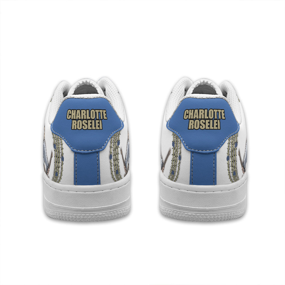 Baskets Anime Charlotte Roselei Personalized en Cuir Chaussures Basses Unisexes Anime Manga