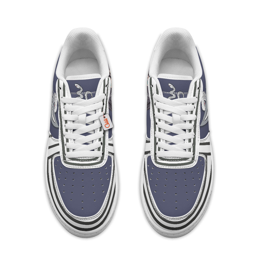 Baskets Anime Obanai Iguro Personalized en Cuir Chaussures Basses Unisexes Anime Manga
