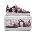 Baskets Anime Nezuko Kamado Personalized en Cuir Chaussures Basses Unisexes Demon Slayer