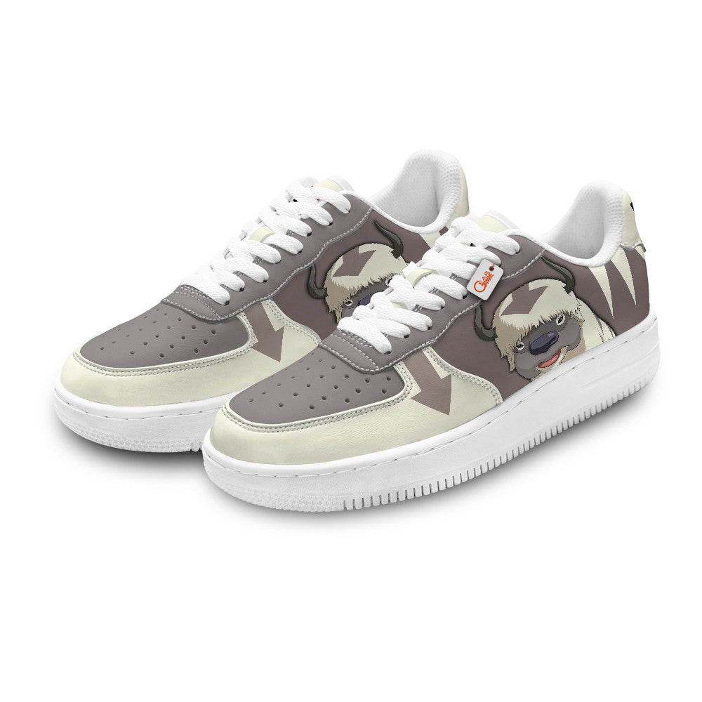 Baskets Anime Appa Personalized en Cuir Chaussures Basses Unisexes Anime Manga