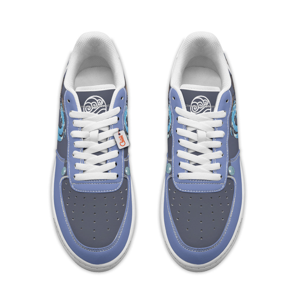 Baskets Anime Katara Personalized en Cuir Chaussures Basses Unisexes Anime Manga