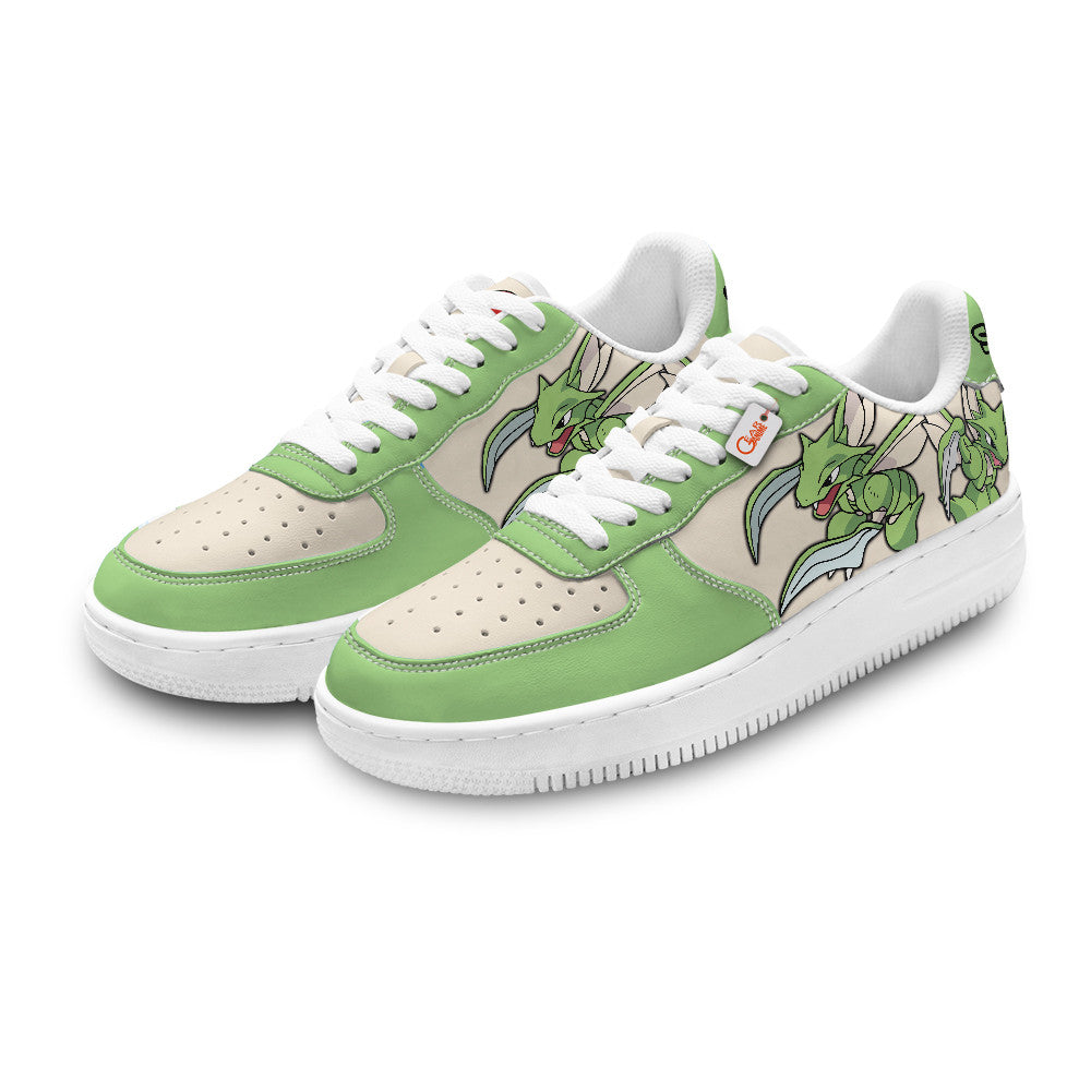 Baskets Anime Scyther Personalized en Cuir Chaussures Basses Unisexes Anime Manga