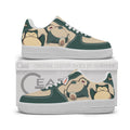 Baskets Anime Snorlax Personalized en Cuir Chaussures Basses Unisexes Anime Manga