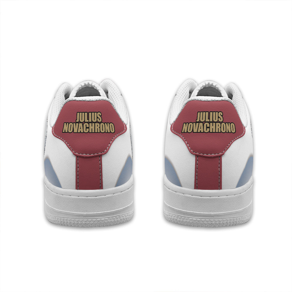 Baskets Anime Julius Novachrono Personalized en Cuir Chaussures Basses Unisexes Anime Manga